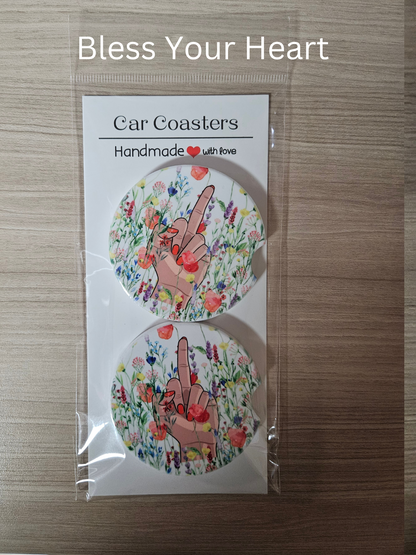 Ceramic Car Coasters