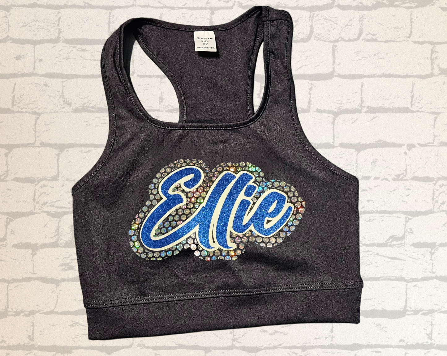 PRE-ORDER Custom Sports Bra with Mosaic Outline